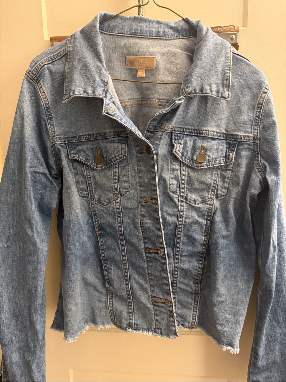 Kut From the Kloth Light Blue Denim Jacket - Classic Women's Jean Coat